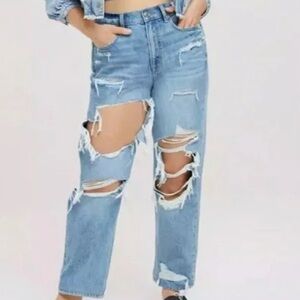 AEO High Rise 90s Boyfriend jeans sz 18